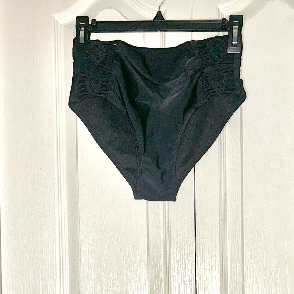 Xhilaration High Waisted Black Bikini Bottoms